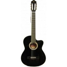 Barcelona Lc 3900 Ceq Bk Elektro Klasik Gitar