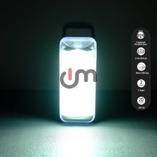 Ack 20 LED Şarj Edilebilir Iki Kademeli Işıldak