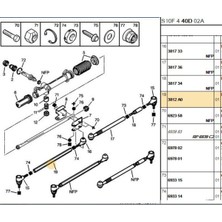 Ayd Rot Mili Sol Bağlantı 106 (95PU02507-3812A0)