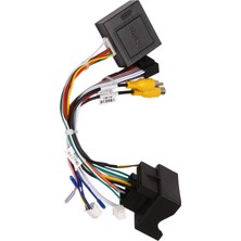 Internet Araba Stereo Ses 16 Pın Android Güç Kablo Demeti Adaptörü + Canbus Kutusu Peugeot 3008/2008/CITROEN C4/c3 Xr/c5/ds6 (Yurt Dışından)