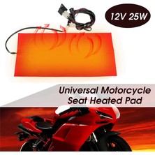 Internet 25W 12V Evrensel Motosiklet Atv Koltuk Isıtmalı Yastık Kış Isıtıcı Su Geçirmez Ped Isıtma Pedi Mat (Yurt Dışından)