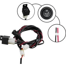 Internet 25W 12V Evrensel Motosiklet Atv Koltuk Isıtmalı Yastık Kış Isıtıcı Su Geçirmez Ped Isıtma Pedi Mat (Yurt Dışından)