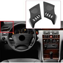 Internet Araba Dash Kurulu R + L Yan Hava Firar Hoparlör Izgara Kapağı Mercedes Benz Için W210 E-Class E320 E430 E55 1996-2002 (Yurt Dışından)