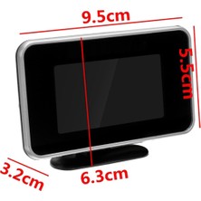 Internet LCD Araba Dijital Yağ Basınç Göstergesi Dijital Ekran Sensörü Gösterge Paneli Voltmetre Su Sıcaklığı Ölçer 4 In 1 (Yurt Dışından)