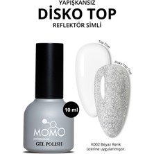 Kalıcı Oje İçin Disko Efekt Top Coat, 10 ml