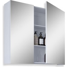 Teta Home Kahire 65CM Mdf Banyo Aynalı Üst  Dolap