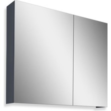 Teta Home Madrid 80CM Mdf Banyo Aynalı Üst Dolap