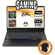 Lenovo Ideapad Gaming 3 82SB00P4TR01 Ryzen7 7735HS 16GB 1tbssd RTX4050 15.6" Fullhd Freedos Taşınabilir BILGISAYAR-CNT002