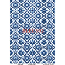 Lineart Pirinç Dekopaj Kağıdı LA-BLUE102