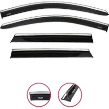 BTM Otomotiv Chery Tiggo 7/7 Pro 2020-  Kromlu Cam Rüzgarlığı Niken 4'lü