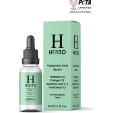 HOITO Hyalüronik Asit Serum 30ML - Panthenol % 5 Collagen % 2 Hyaluronic Acid %1,5 Snail Extract % 1