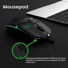 Lenovo Lecoo MS105 Kablolu RGB LED Aydınlatmalı 3200DPI 6 Tuşlu Gaming Mouse Siyah