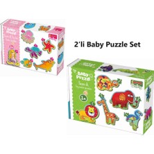 baukis Babystore Baby Puzzle 2li Set Orman Hayvanları , Deniz Canlıları