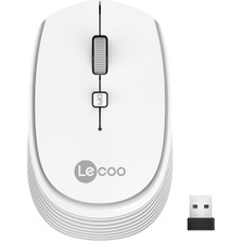 Lecoo WS202 Kablosuz 1200DPI 4 Tuşlu Optik Mouse Beyaz