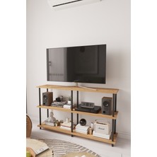 Mobitopya Çevir Kur 150 cm Tv Sehpası, Tv Ünitesi Atlantik Çam