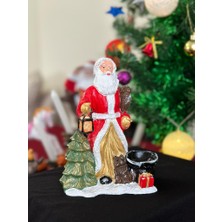 Bat Art House Fenerli Mumluk Noel Baba Yılbaşı Yeni Yıl Heykel Dekorasyon Biblo