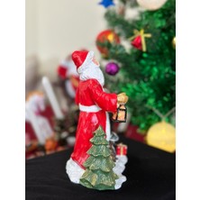 Bat Art House Fenerli Mumluk Noel Baba Yılbaşı Yeni Yıl Heykel Dekorasyon Biblo