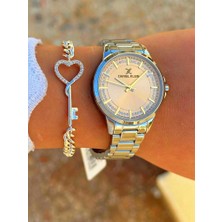 Daniel Klein DK.FT.1.337 Daniel Klein Çelik Kordon 30 mt Suya Dayanıklı Yeni Sezon Şık Tasarım Bayan Kol Saati