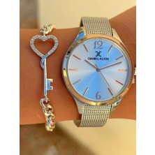 Daniel Klein DK.FT.1.340 Daniel Klein Çelik Kordon 30 mt Suya Dayanıklı Yeni Sezon Şık Tasarım Bayan Kol Saati