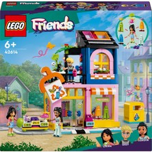 LEGO® Friends Vintage Giyim Mağazası 42614 - 6 Yaş ve Üzeri Çocuklar için Olly, Liann ve Jordin Minifigürü İçeren Yaratıcı Oyuncak Yapım Seti (409 Parça)