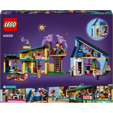 LEGO® Friends Olly ve Paisley'nin Aile Evleri 42620 - 7 Yaş ve Üzeri Çocuklar için 5 Minifigür İçeren Yaratıcı Oyuncak Yapım Seti (1126 Parça)