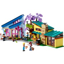 LEGO® Friends Olly ve Paisley'nin Aile Evleri 42620 - 7 Yaş ve Üzeri Çocuklar için 5 Minifigür İçeren Yaratıcı Oyuncak Yapım Seti (1126 Parça)