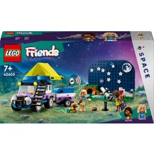 LEGO® Friends Yıldız Gözlemleme Kamp Aracı 42603 - 7 Yaş ve Üzeri Çocuklar için Oyuncak Teleskop İçeren Yaratıcı Oyuncak Yapım Seti (364 Parça)