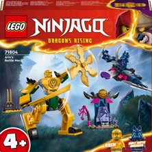 LEGO® NINJAGO® Arin'in Savaş Robotu 71804 - 4 Yaş & Üzeri Çocuklar için Yaratıcı Oyuncak Yapım Seti (104 Parça)