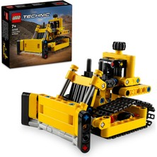 LEGO Technic Ağır İş Buldozeri 42163 - 7 Yaş ve Üzeri Çocuklar için İnşaat Aracı İçerek Koleksiyonluk Yaratıcı Oyuncak Model Yapım Seti (195 Parça)