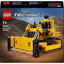 LEGO Technic Ağır İş Buldozeri 42163 - 7 Yaş ve Üzeri Çocuklar için İnşaat Aracı İçerek Koleksiyonluk Yaratıcı Oyuncak Model Yapım Seti (195 Parça)