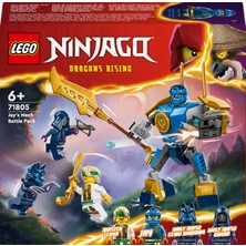 LEGO NINJAGO® Jay’in Robotu Savaş Paketi 71805 - 6 Yaş ve Üzeri Çocuklar için Jay Minifigürü İçeren Yaratıcı Oyuncak Yapım Seti (78 Parça)