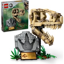 LEGO® Jurassic World Dinozor Fosilleri: T. rex Kafatası 76964- 9 Yaş ve Üzeri Çocuklar için Yaratıcı Oyuncak Dinozor Yapım Seti (577 Parça)