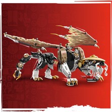 LEGO® NINJAGO® Usta Ejderha Egalt 71809 - 8 Yaş ve Üzeri Çocuklar için Lloyd, Sora, Nya, Lord Ras ve Cinder Minifigürü İçeren Yaratıcı Oyuncak Yapım Seti (532 Parça)