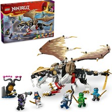 LEGO® NINJAGO® Usta Ejderha Egalt 71809 - 8 Yaş ve Üzeri Çocuklar için Lloyd, Sora, Nya, Lord Ras ve Cinder Minifigürü İçeren Yaratıcı Oyuncak Yapım Seti (532 Parça)