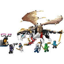 LEGO® NINJAGO® Usta Ejderha Egalt 71809 - 8 Yaş ve Üzeri Çocuklar için Lloyd, Sora, Nya, Lord Ras ve Cinder Minifigürü İçeren Yaratıcı Oyuncak Yapım Seti (532 Parça)