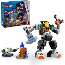 LEGO® City Uzay İnşaat Robotu 60428 - 6 Yaş ve Üzeri Çocuklar için Uzay Aracı İçeren Yaratıcı Oyuncak Yapım Seti (140 Parça)