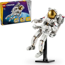 LEGO® Creator Uzay Astronotu 31152 - 9 Yaş ve Üzeri Çocuklar için Köpek ve Jet Model Seçenekleri İçeren 3#ü 1 Arada Yaratıcı Oyuncak Yapım Seti (647 Parça)