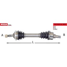 Mga 70260 70260 Aks Sol Absli 48D 206 1.4 Hdı 1.6 Tu5 90HP