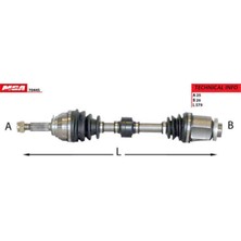 Mga 70445 70445 Aks Sağ Getz 02-10 1.5 Crdı 4cyl