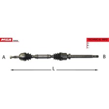 Mga 70956 70956 Aks Sağ Megane Iı 03- Scenic Iı 03-