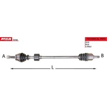 Mga 70789 70789 Aks Sağ Doblo 06- 1.4 Komple