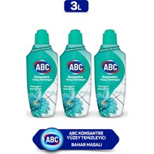 ABC Konsantre Yüzey Temizleyici Bahar Masalı 1l X3 Adet