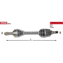 Mga 70474 70474 Aks Sol Corolla 88-98 AE92 AE100 AE101 AE111