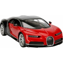 Sunman 1:14 Bugatti Chiron Uzaktan Kumandalı Işıklı Araba - Kırmızı-Siyah