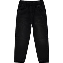Civil Boys Siyah Erkek Çocuk Kot Pantolon 6-9 Yaş Pamuk Elastan Konforlu Model