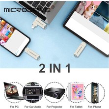 Microdrive 64GB.İphone Lightning ve Usb 3.0 USB Flash Bellek Otg Çift Giriş Sağlam Metal ve kaliteli