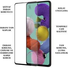 Coolacs Samsung Galaxy A54 ile Uyumlu Telefon Kılıfı ve 5d Tam Kaplayan Cam Ekran Koruyucu