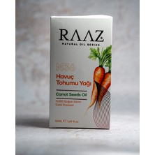 Raaz Havuç Tohumu Yağı 50 ml Soğuk Sıkım %100 Saf ve Doğal ( Carrot Seed Carrier Oil )