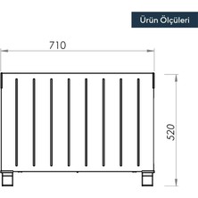 Luxell HC2930 Siyah Konvektör