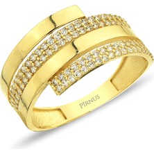 Pirnus Diamond - Yüzük - 14 Ayar Altın - Gramı : 2.47